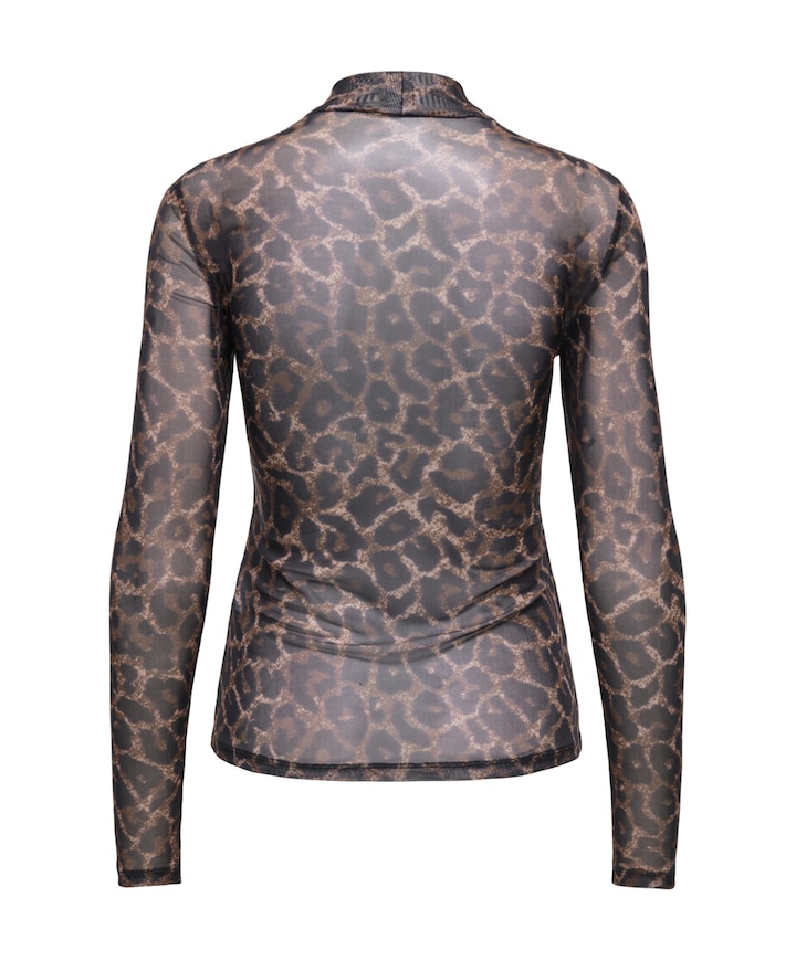 Dames top bruin