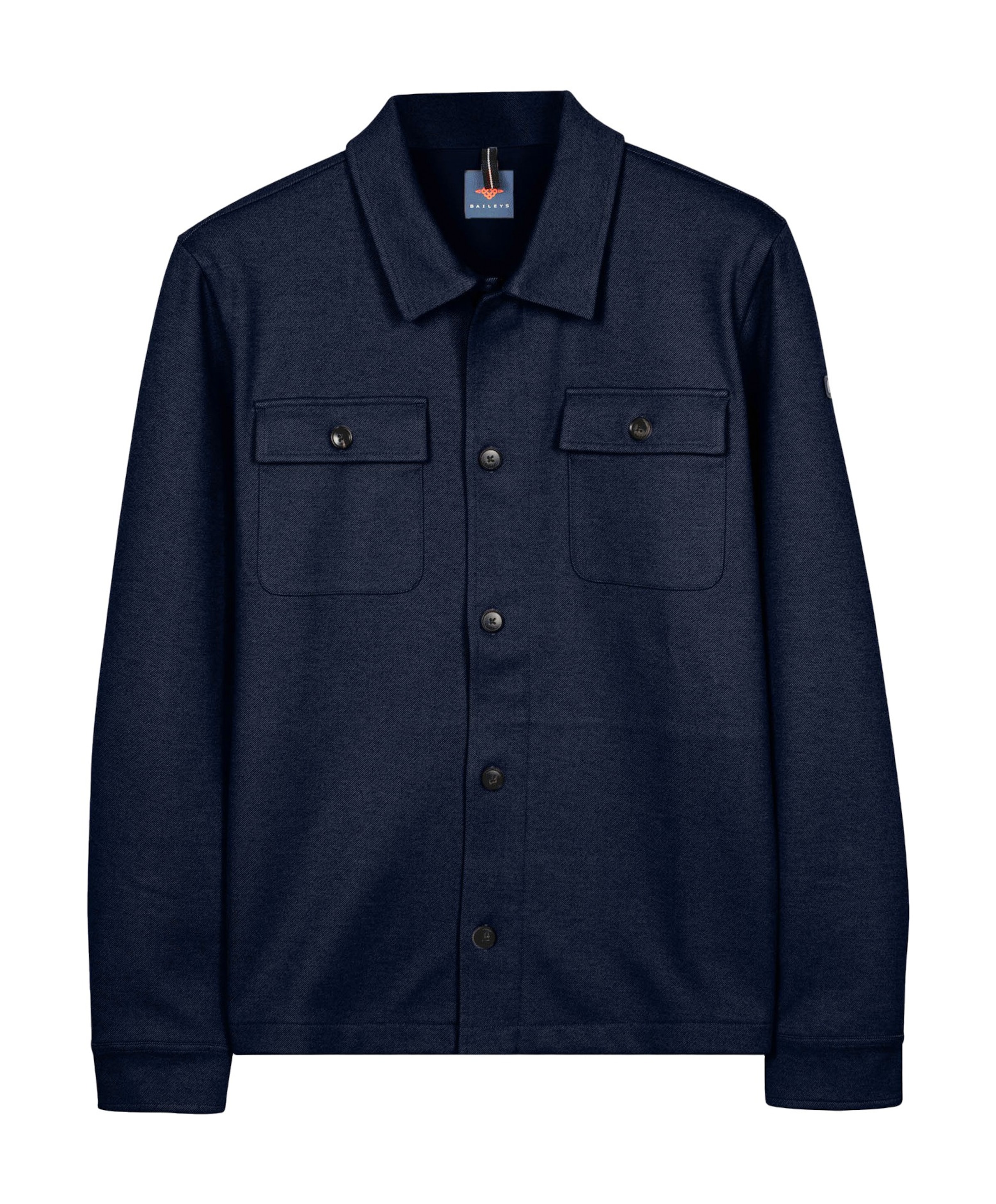 Heren overshirt blauw