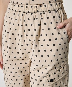 DiddiCC Cargo Dot  LL dames broek beige