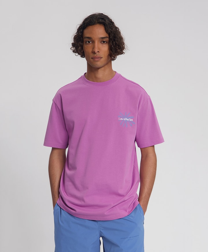 Heren T-shirt paars
