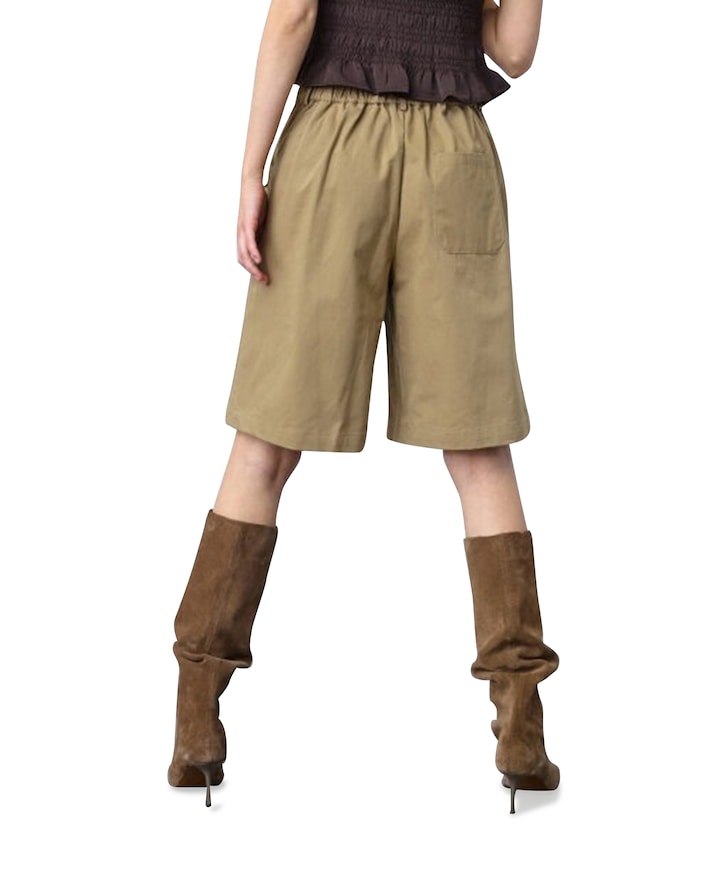 EDITH-SHO dames korte broek beige