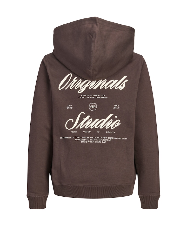 Jongens hoodie bruin