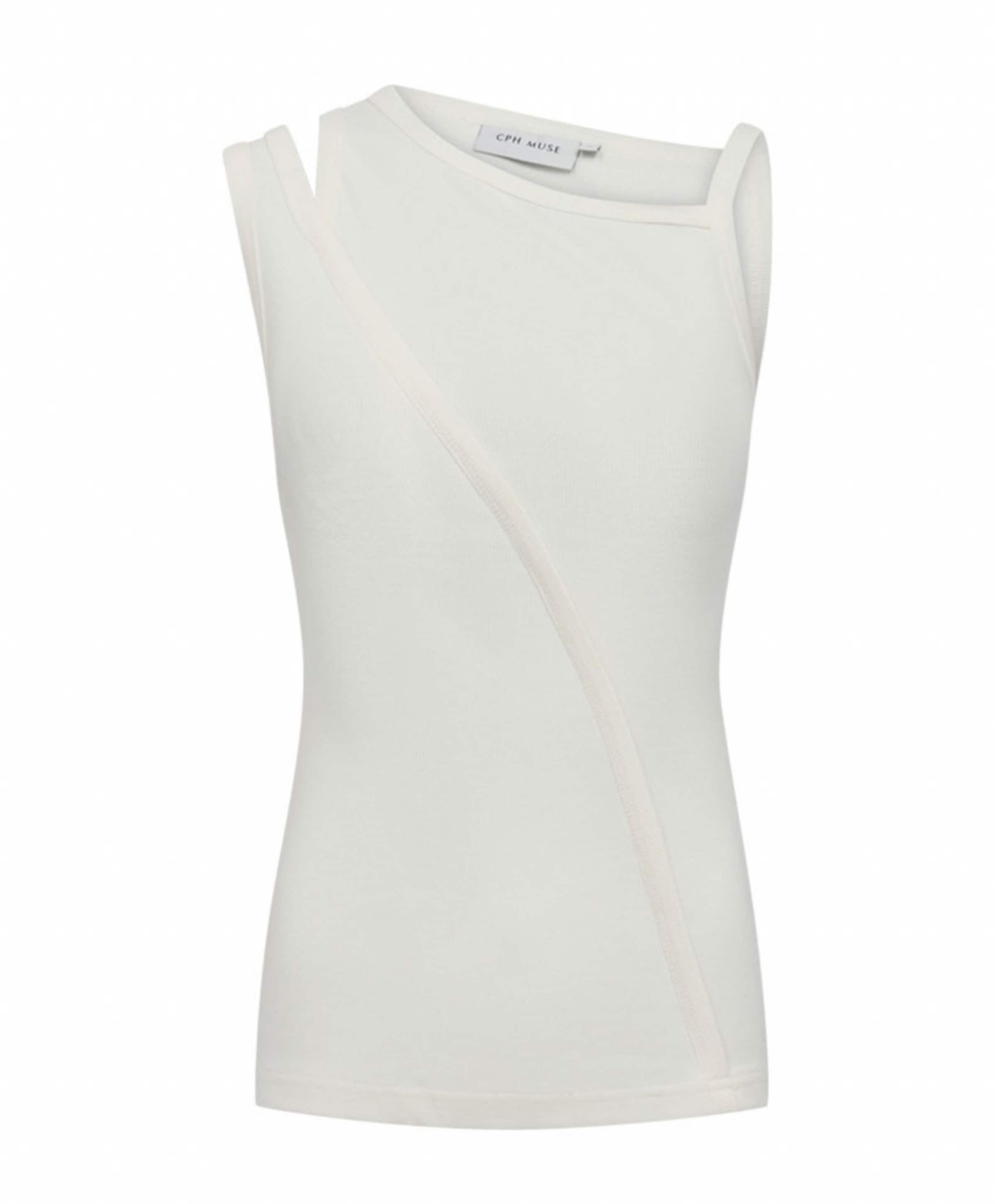 Dames top ecru