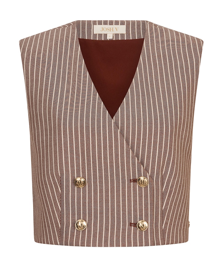 Dames gilet bordeaux