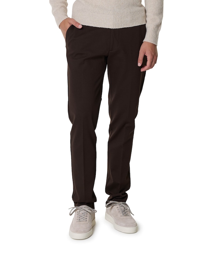 morello elax heren broek bruin