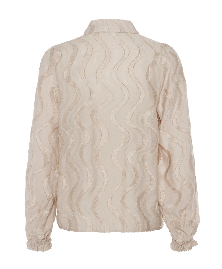 Dames blouse beige