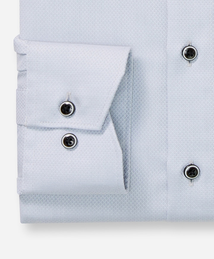 Heren overhemd extra lange mouw grijs