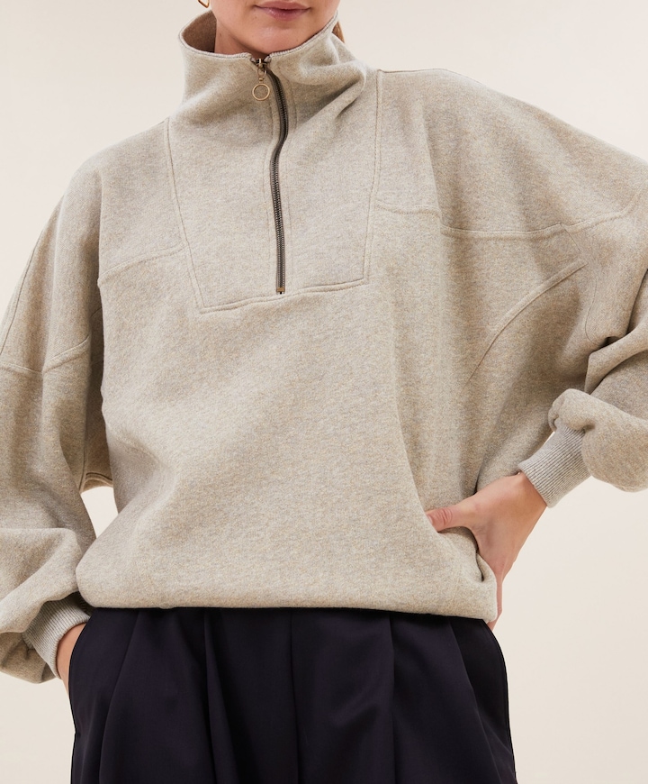 Dames sweater goud