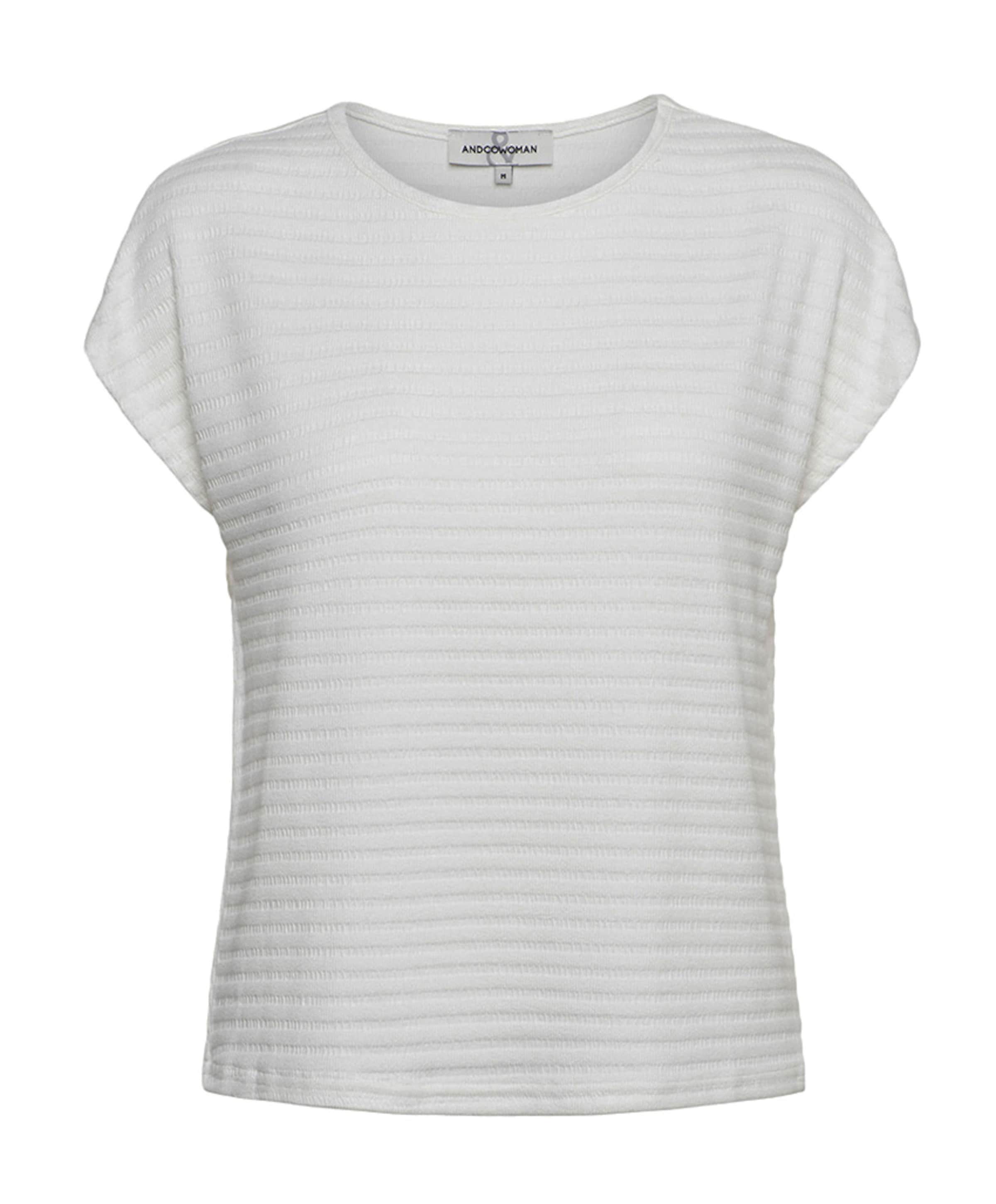 Dames t-shirt ecru