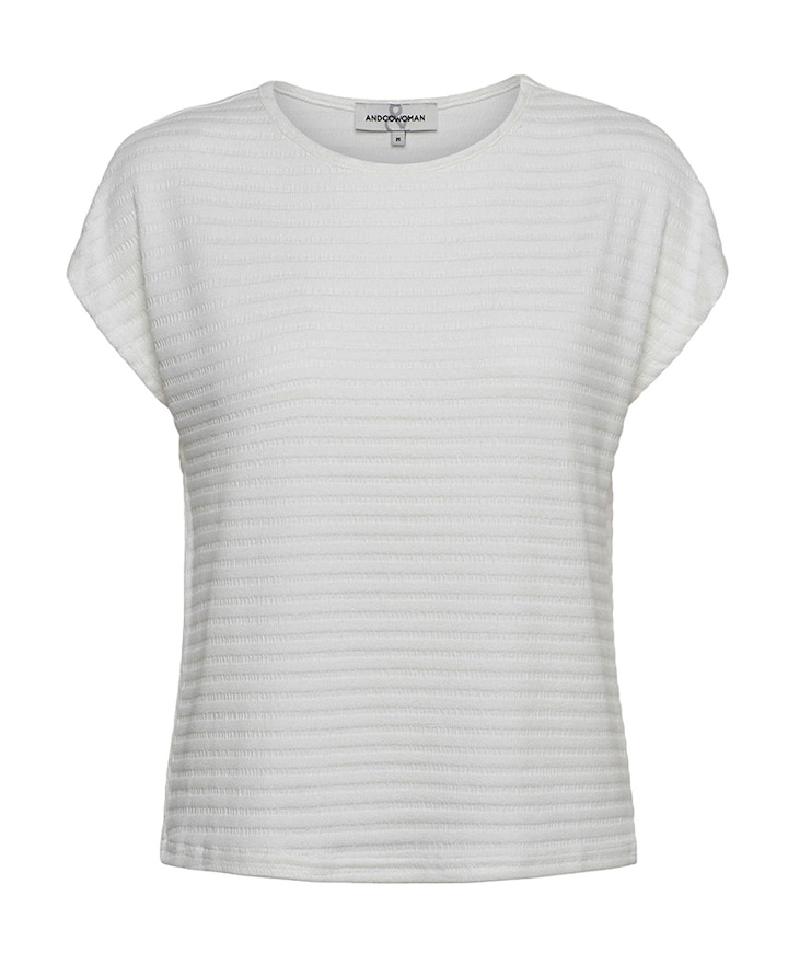 Dames t-shirt ecru