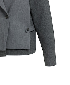 Dames blazer grijs