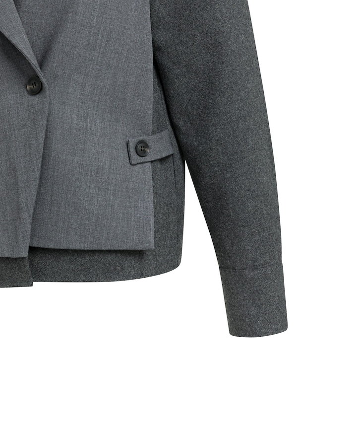 Dames blazer grijs