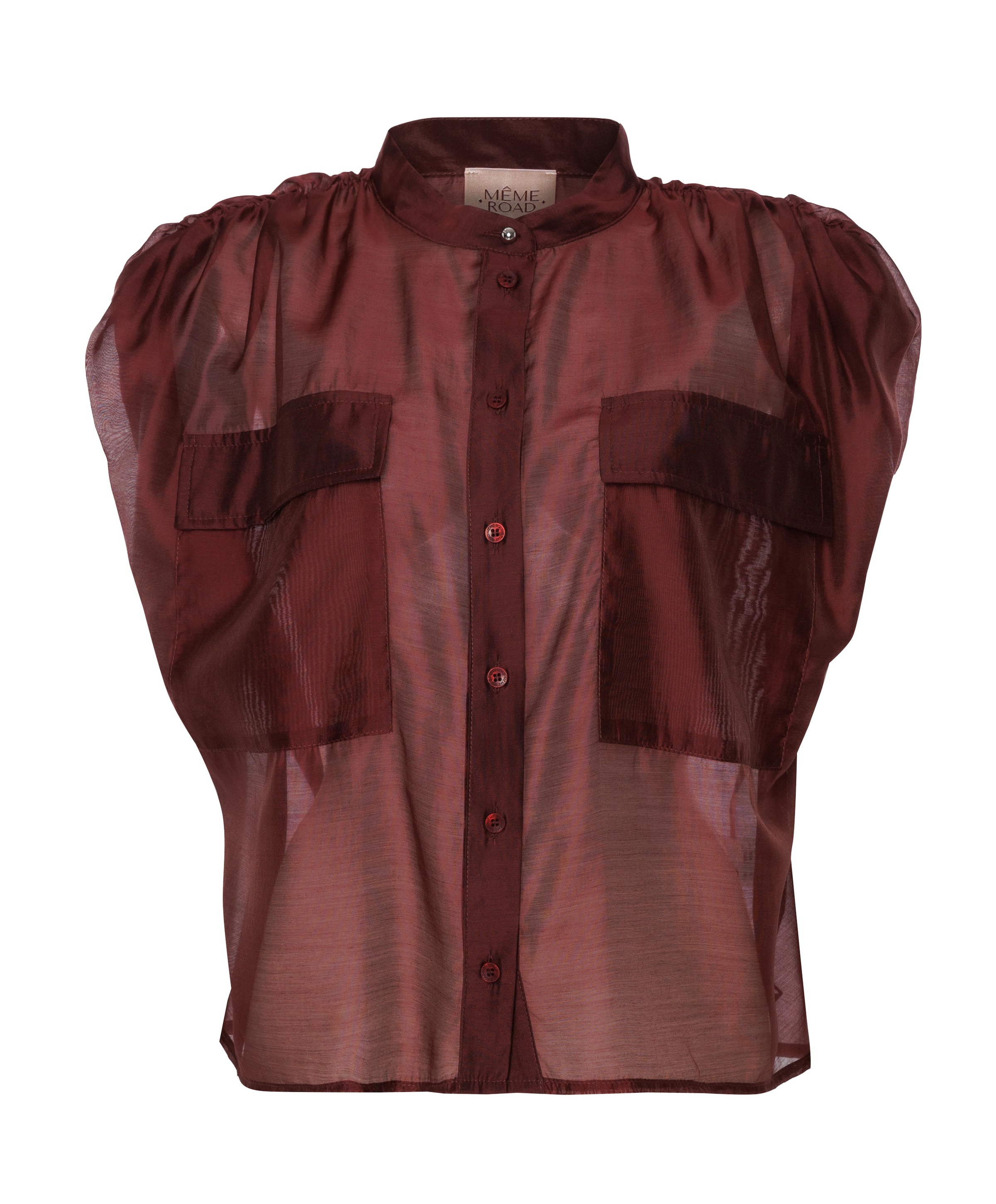 Dames blouse bordeaux