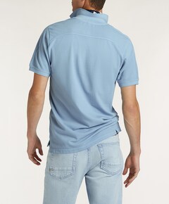 Heren polo blauw