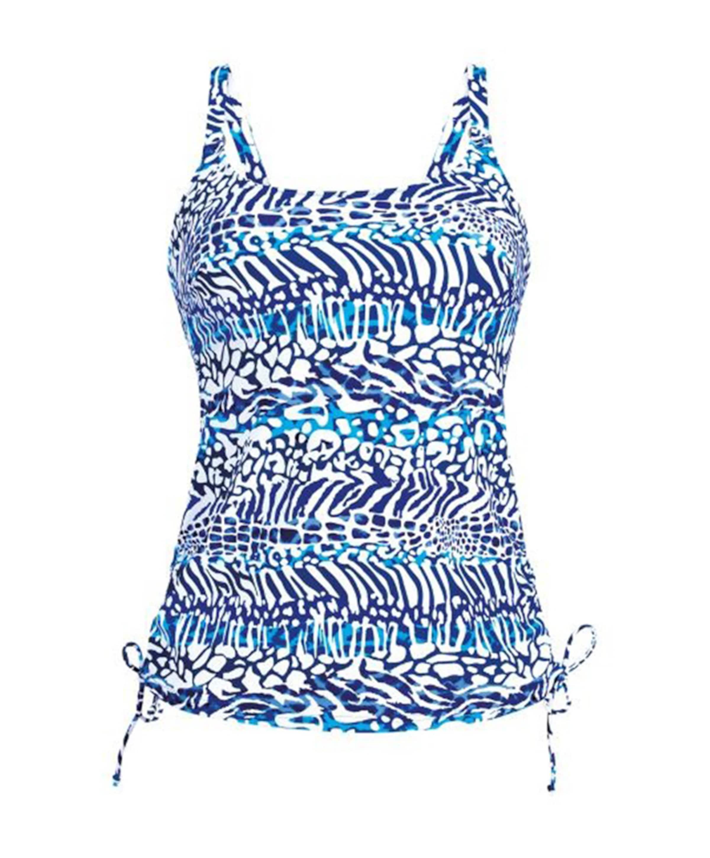 Dames bikinitop blauw