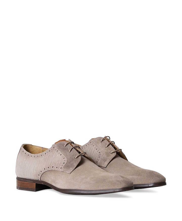 heren veterschoenen grijs