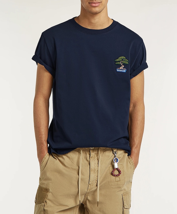 Heren t-shirt blauw