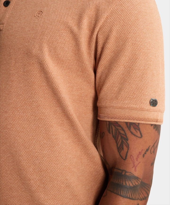 Heren polo oranje