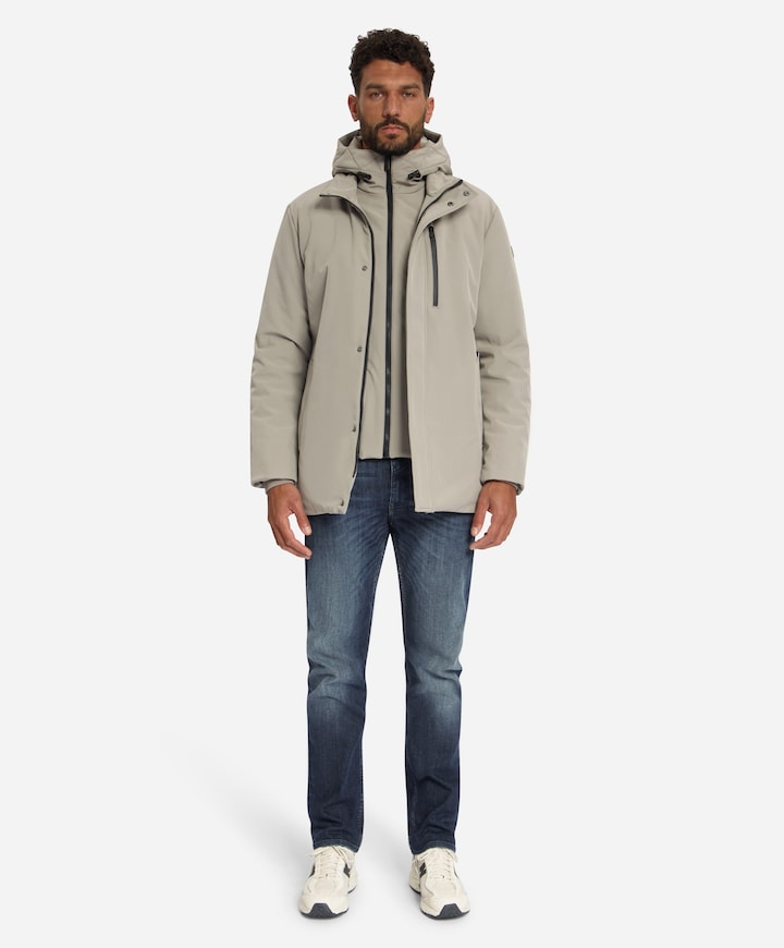 Heren jas beige