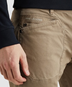 AVIATOR FANCY STRUCTURED WASHED heren jeans bruin