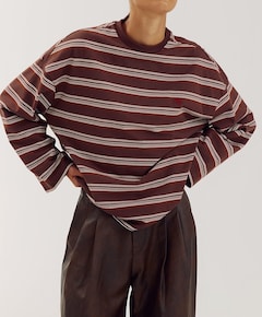 Dames longsleeve bruin
