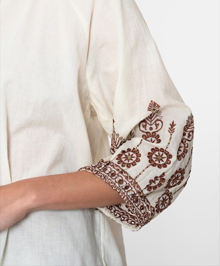 Dames blouse ecru