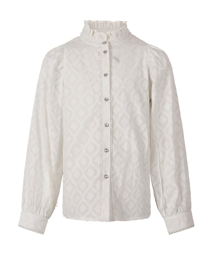 Blouse lange mouw wit