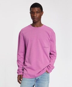 Heren longsleeve paars