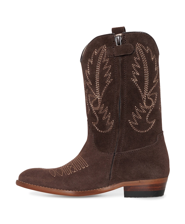 Country cuero meisjes laarzen bruin