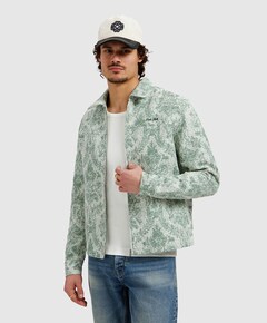 Heren overshirt groen