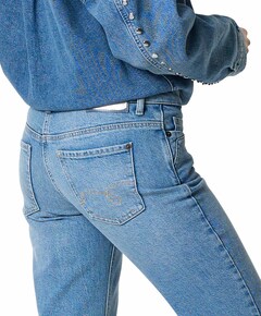 FLARED dames jeans blauw