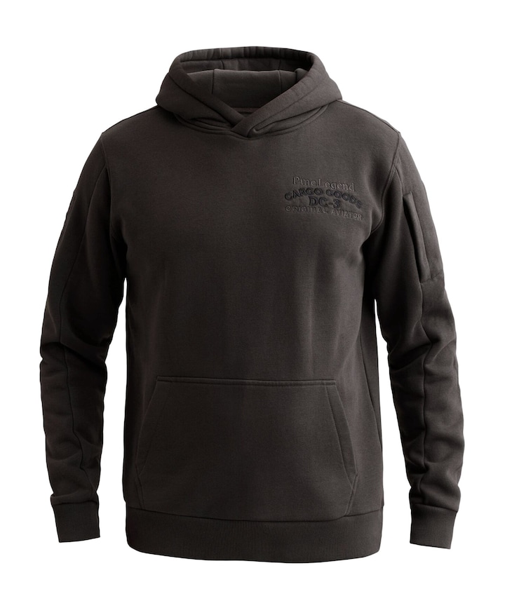 Heren hoodie zwart