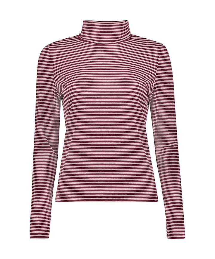 Dames T-shirt bordeaux