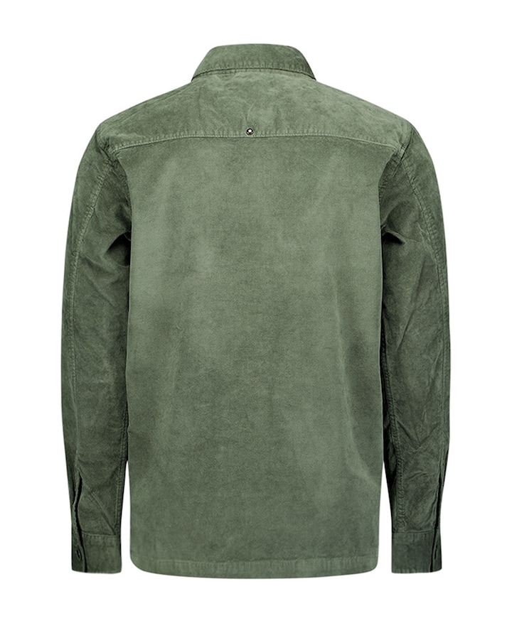 Heren overshirt groen