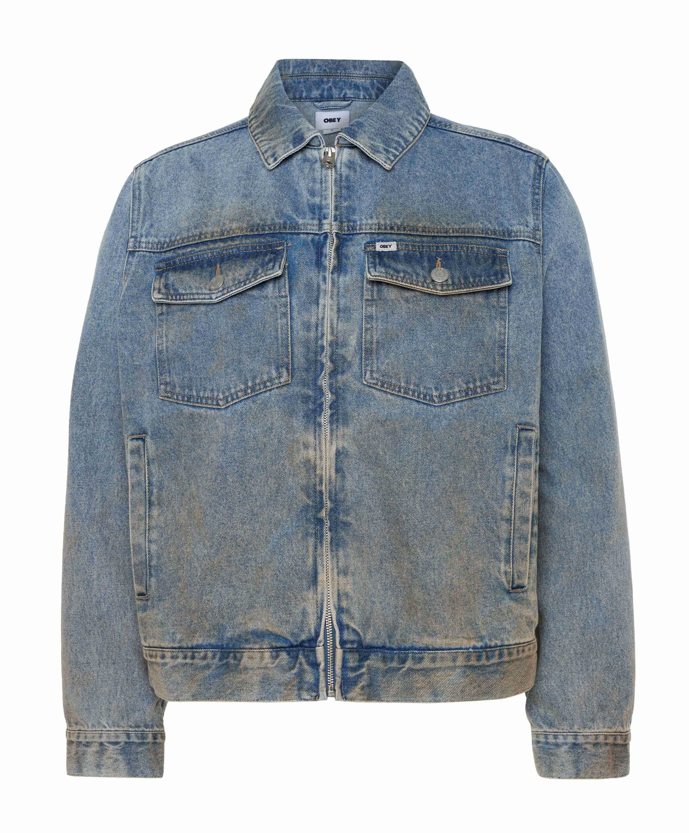 Heren spijkerjas blauw