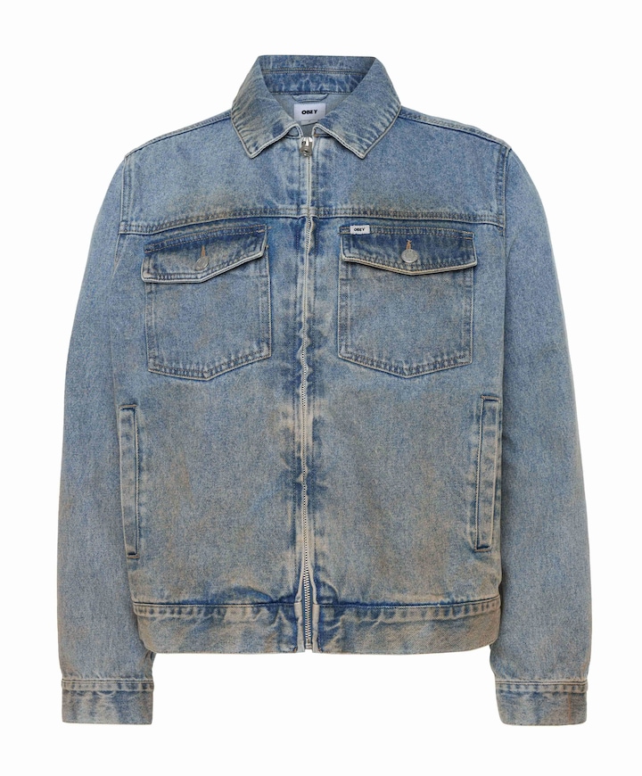 Heren spijkerjas blauw