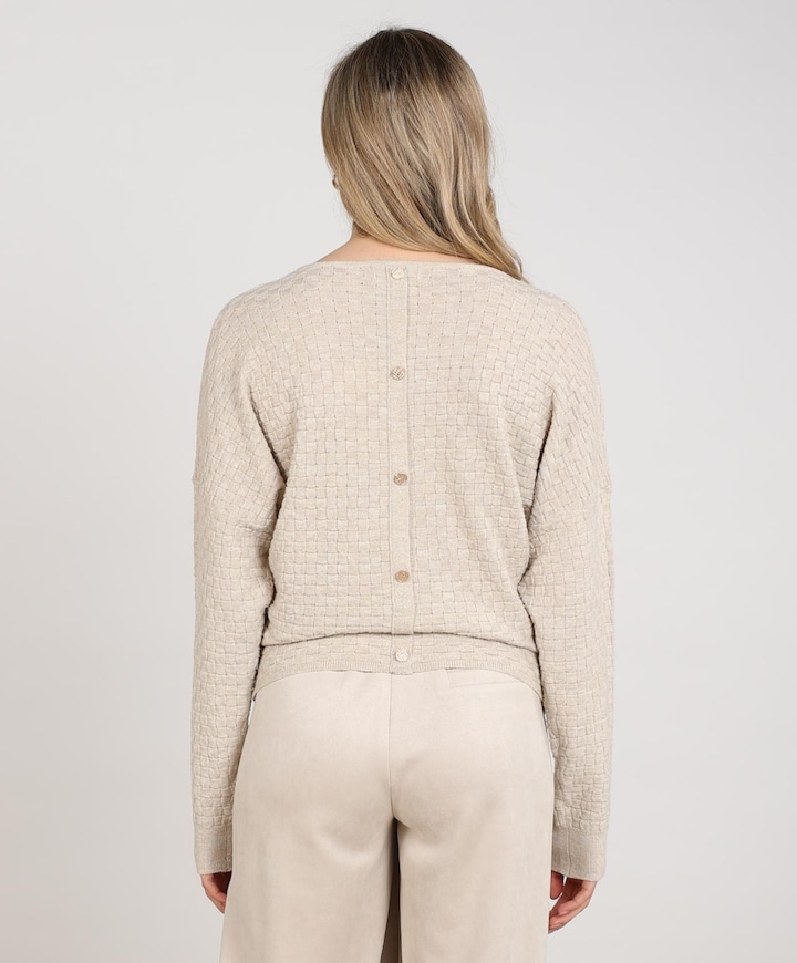 Dames trui beige