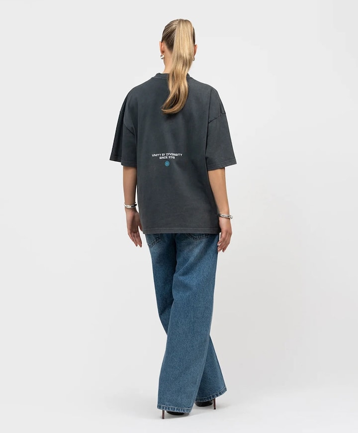 Uniseks t-shirt grijs