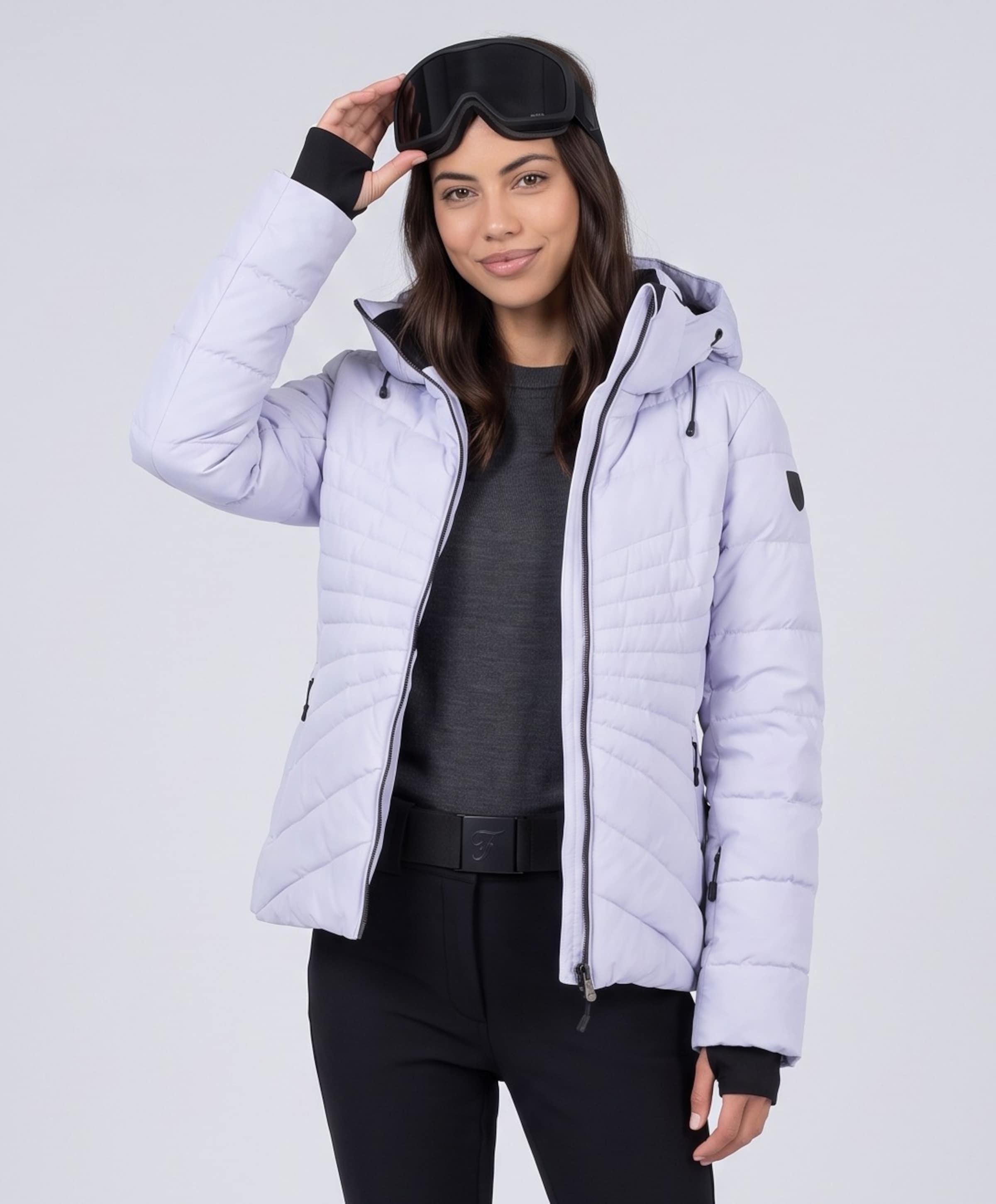Dames ski-jas paars