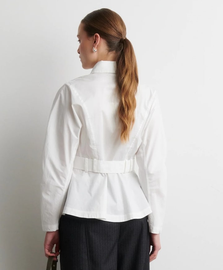 Dames blouse ecru