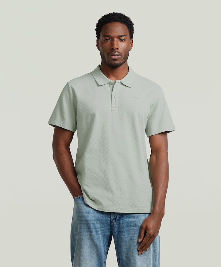 Heren polo groen