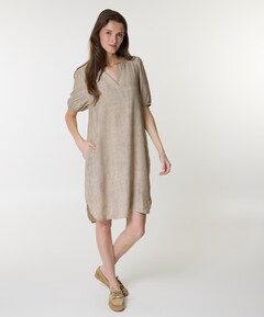 Dames jurk beige