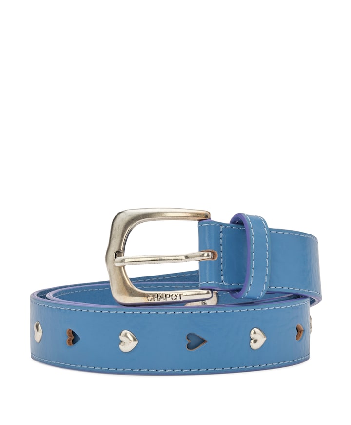 Dames riem blauw