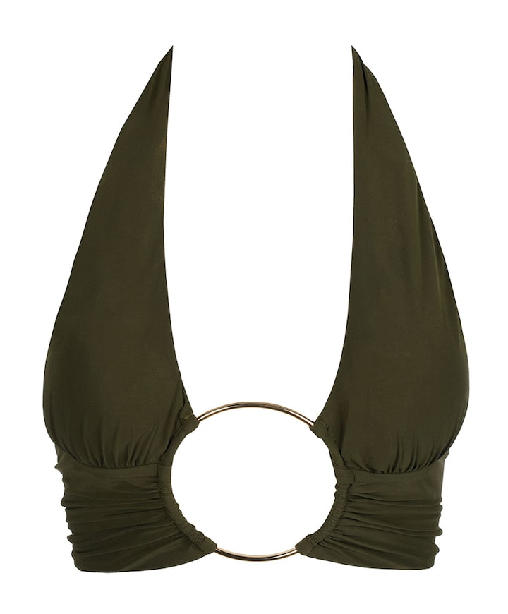 Dames bikinitop groen