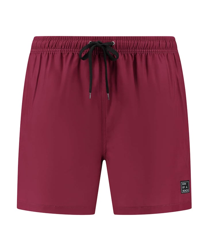 Heren zwemshort bordeaux