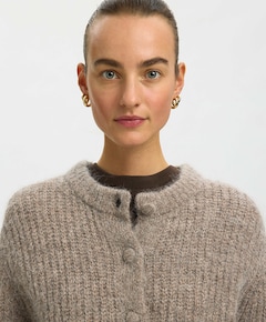 Dames vest grijs