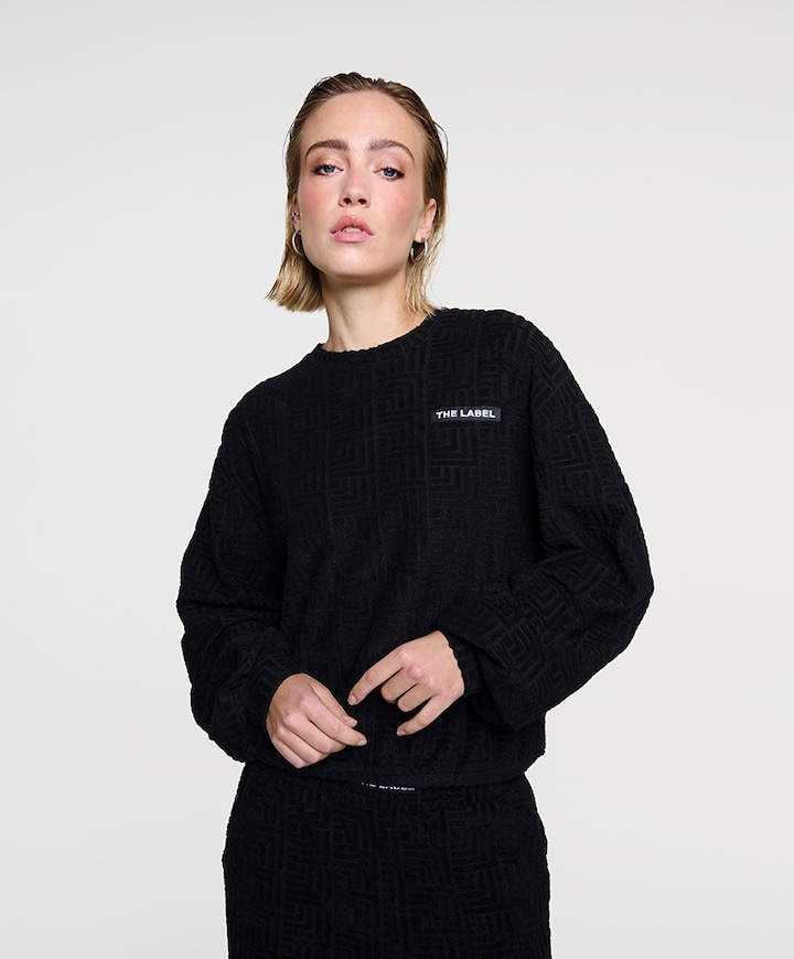 Dames sweater zwart