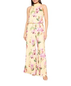 Overall Lang ohne Arm dames jumpsuit geel