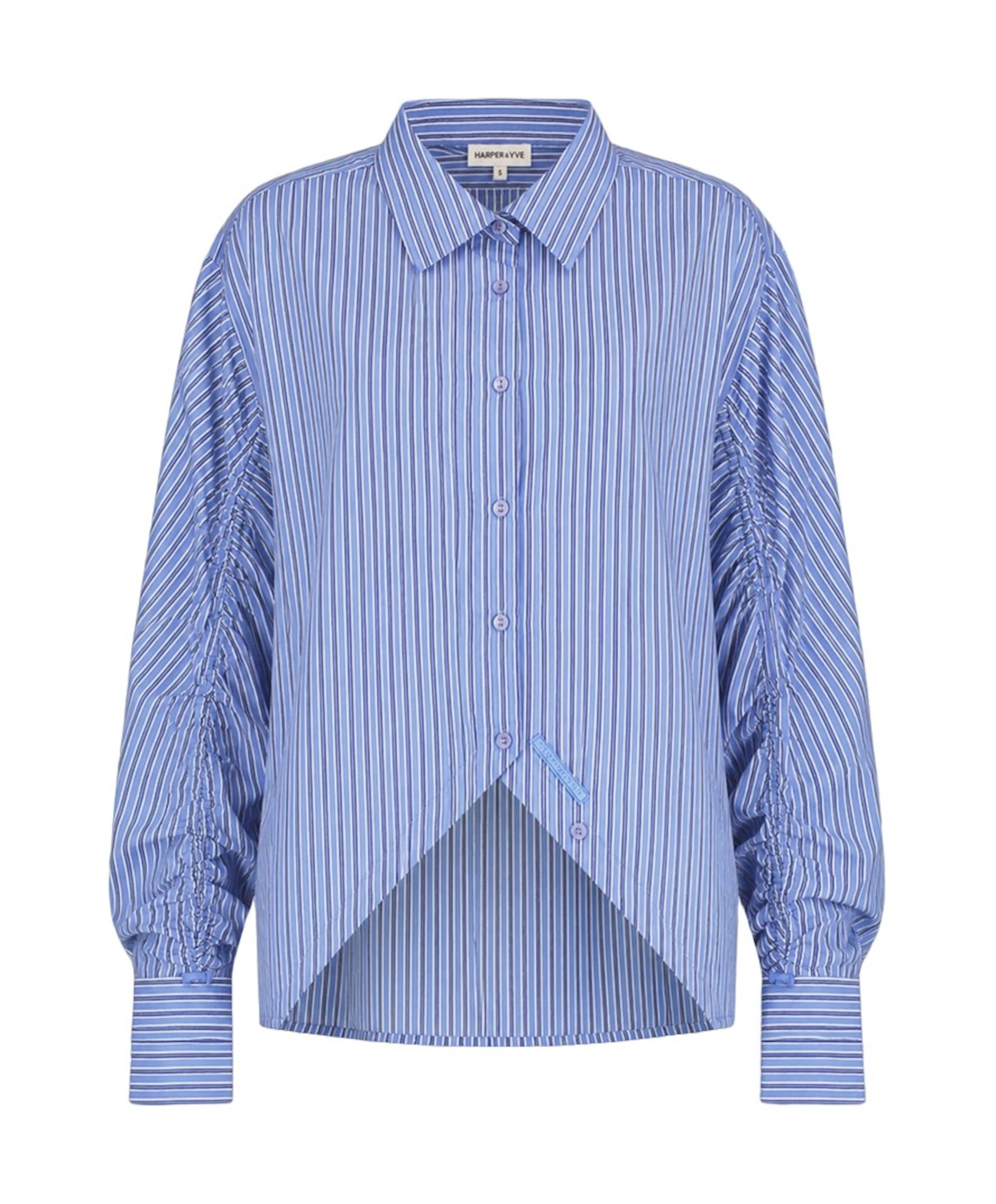 Dames blouse blauw