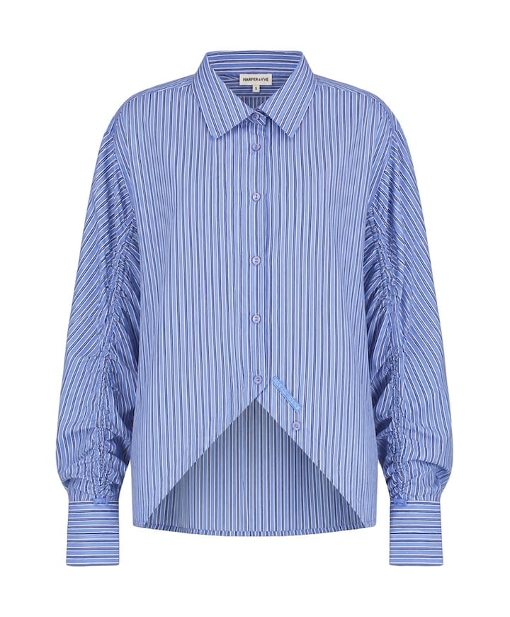 Dames blouse blauw